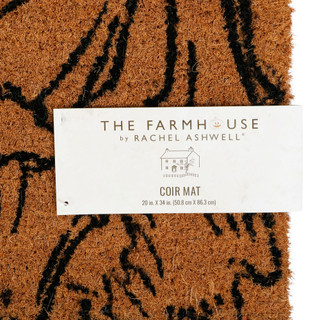 Thumbnail 2: Rachell Ashwell 20x34 Ghost Outline Halloween Coir Mat 