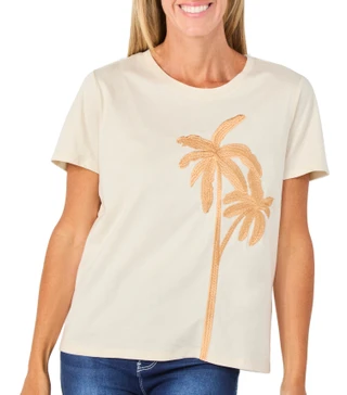 Thumbnail 1: Philosophy Women's Short Sleeve Embroidered Tee 