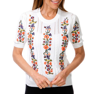 Thumbnail 1: WD NY Women's Short Sleeve Sweater 
