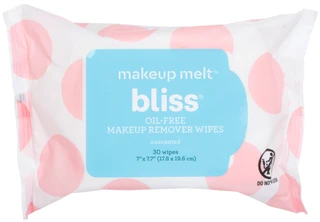 Thumbnail 1: Bliss 30 Ct Unscented Oil-Free Makeup Remover Wipes 