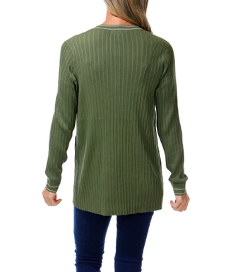 Thumbnail 2: RIO & RIAN Women's Solid open Front Cardigan 