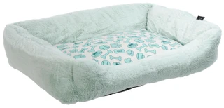 Thumbnail 1: PET POSSE 28x20 Soft & Cozy Non-Skid Dog Print Cuddler Bed 