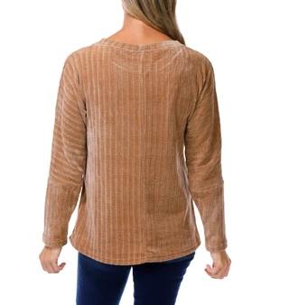 Thumbnail 2: Chenault Women's Cozy Ribbed Knit Top  