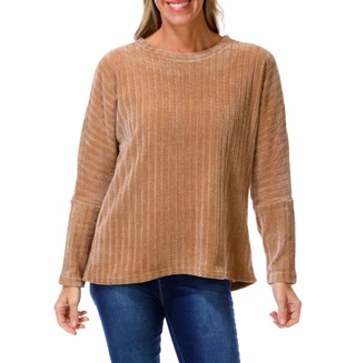Thumbnail 1: Chenault Women's Cozy Ribbed Knit Top  