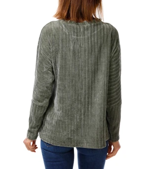 Thumbnail 2: Chenault Women's Cozy Ribbed Knit Top  