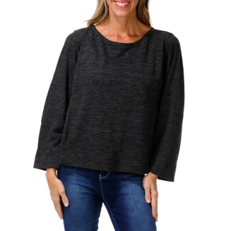 Thumbnail 1: MAX STUDIO Women's Long Sleeve Knit Top 