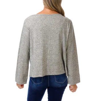 Thumbnail 2: MAX STUDIO Women's Long Sleeve Knit Top 