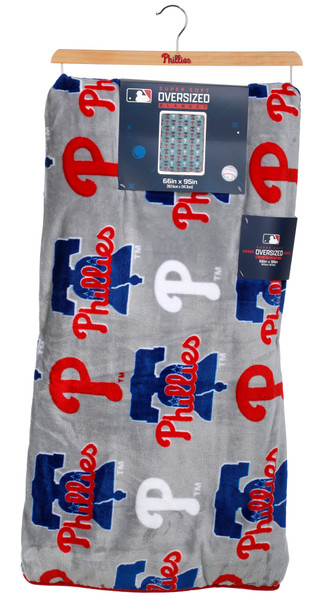 Thumbnail 1: Pegasus Sports 66x95 Super Soft Oversized Phillies Blanket 