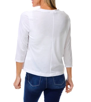 Thumbnail 2: Magical Season Women's 3/4 Sleeve Studded Graphic Tee 