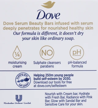 Thumbnail 2: DOVE 5 Pk Serum Infused Beauty Bar Collection 