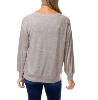 Thumbnail 2: Anneliese Women's Lace Yoke Long Sleeve Top 