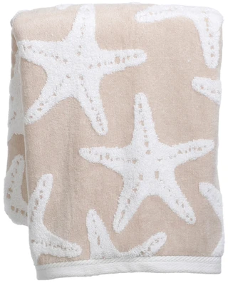 Thumbnail 1: Nautica 28x52 Coastal Sea Stars Bath Towel 