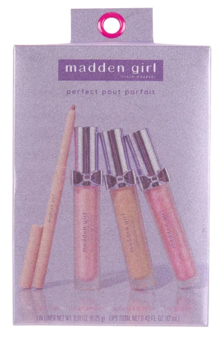 Thumbnail 1: Madden Girl 3 Pk Lip Liner, Lip Plumper, Liquid Lipstick & Lip Gloss  