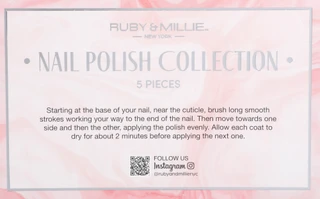 Thumbnail 2: Ruby & Millie 5 Pc Nail Polish Collection 