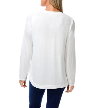 Thumbnail 2: Kiss & Fly Women's Sequin Long Sleeve Top 