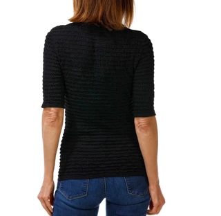 Thumbnail 2: DKNY Women's Ruched Sweater Top 