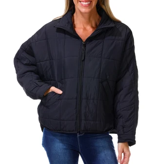 Thumbnail 1: Hawke & Co. Women's Solid Puffer Jacket  