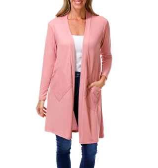 Thumbnail 1: FORGOTTEN GRACE Women's Open Front kimono Cardigan  