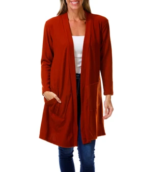 Thumbnail 1: FORGOTTEN GRACE Women's Open Front kimono Cardigan  