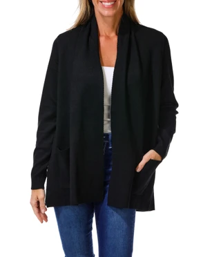 Thumbnail 1: Tahari Women's Solid Open Front Cardigan  