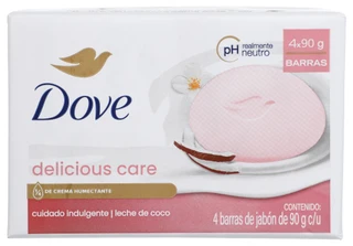 Thumbnail 1: DOVE 4 Pk Indulgent Care Moisturizing Cream Beauty Bars 