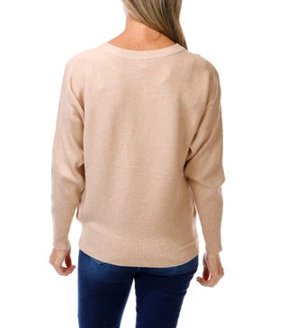 Thumbnail 2: RIO & RIAN Women's Soutache Embroidered Pullover Sweater 