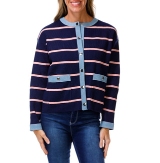 Thumbnail 1: Nanette Lepore Women's Double Pocket Button Front Cardigan 