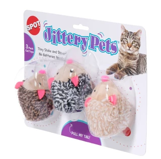 Thumbnail 3: Spot 3 Pk Jittery Pets Cat Toys 