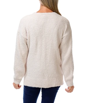 Thumbnail 4: BOBEAU Women's Solid Cozy Knit Top 