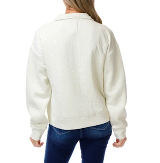 Thumbnail 2: Thread & Supply Women's Quilted Quarter Button Jacket  