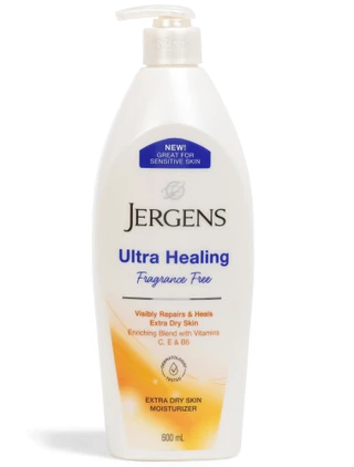 Thumbnail 1: JERGENS 20.3 oz Ultra Healing Scent-Free Extra Dry Skin Moisturizer 