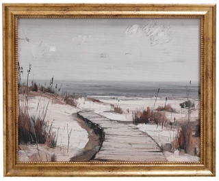 Thumbnail 1: Six Trees 12x10 Ocean Boardwalk Framed Print 
