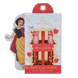 Thumbnail 1: Disney 3 Pc Princess Pout Regal Ruby Lip Kit 