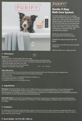 Thumbnail 2: Purify 2 Pk Pet Shampoo & After-Bath Spritz 