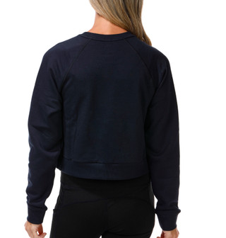 Thumbnail 3: Under Armour Women's Long Sleeve Freedom Flag Cropped Sweatshirt  