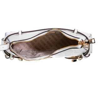 Thumbnail 3: Steve Madden White Logo Embossed Shoulder Bag 