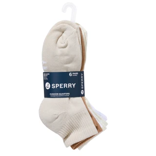 Thumbnail 1: Sperry 6 Pk Men's Everyday Cushion Quarters Socks 
