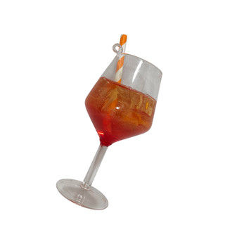 Thumbnail 2: Magical Season Glass Wine Cocktail Ornament 
