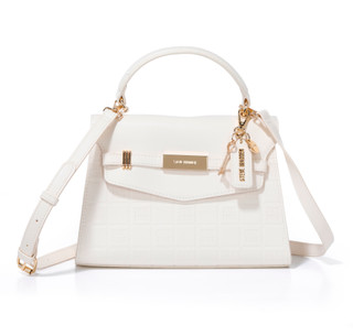 Thumbnail 1: Steve Madden Logo Embossed Top Handle Crossbody Satchel 
