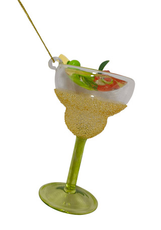 Thumbnail 2: Magical Season Glass Margarita Ornament 