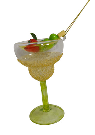 Thumbnail 1: Magical Season Glass Margarita Ornament 