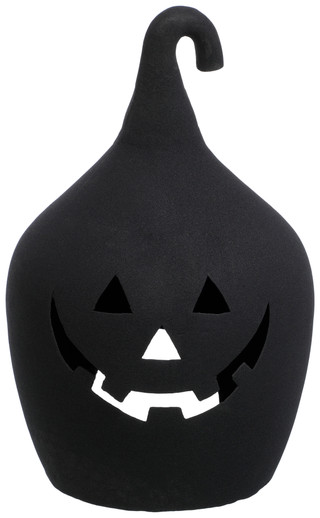 Thumbnail 1: Global Connection Black Iron Jack-O-Lantern  