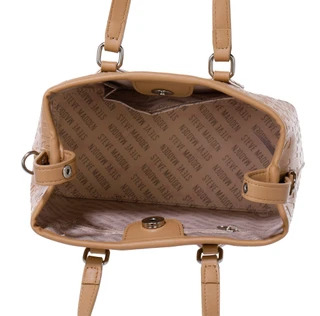 Thumbnail 6: Steve Madden Logo Embossed Cherry Charm Satchel  