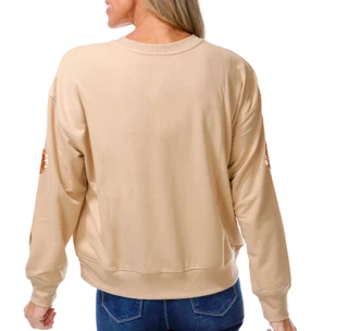 Thumbnail 2: Philosophy Women's Long Sleeve Sequin Pumpkin Sweater 