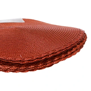 Thumbnail 3: Rockhill Home 6 Pk 15 in Rustic Woven Round Placemats  