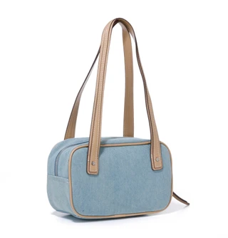Thumbnail 2: True Religion Denim Bowling Bag Satchel 