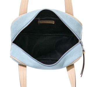 Thumbnail 3: True Religion Denim Bowling Bag Satchel 