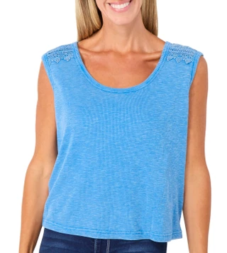 Thumbnail 1: CITY BLUES Women's Sleeveless Scoop Neck Casual Top 