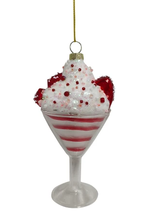 Thumbnail 1: Magical Season Glass Ice Cream Sundae Ornament 