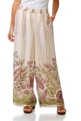Thumbnail 1: BUNULU Women's Flowy Wide Leg Pants 